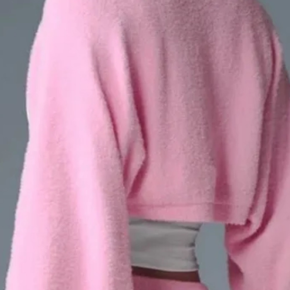 ALO Yoga Pink Crop Top